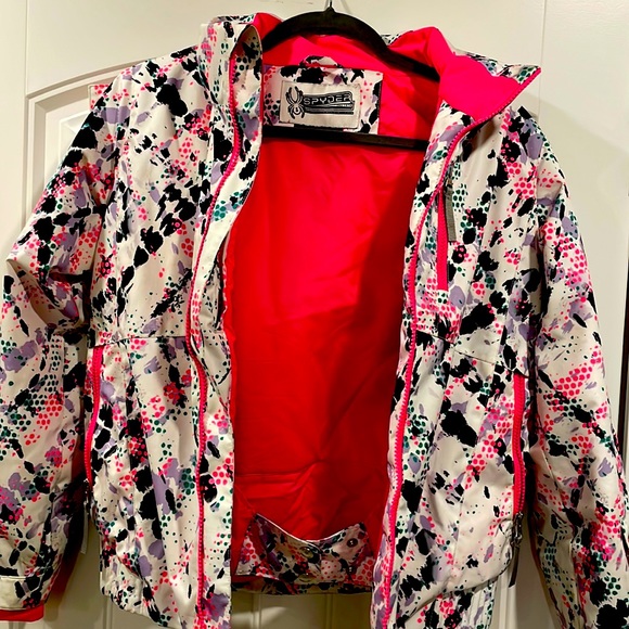 Girls Spyder Jacket size 14 - Picture 2 of 8